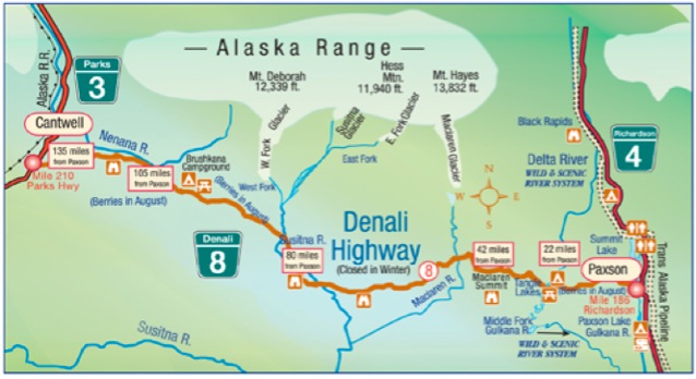 Denali Highway Map