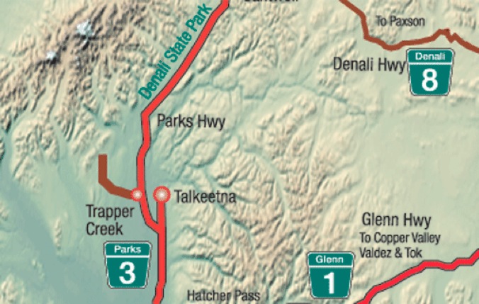 Trapper Creek Map