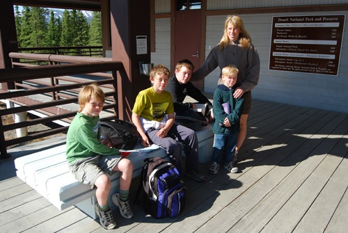 Families have a good time when they visit Denali National Park