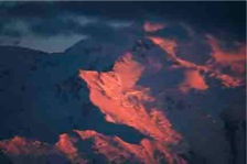 This is a picture of Denali in the evening light called 