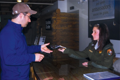 Denali Park information desk