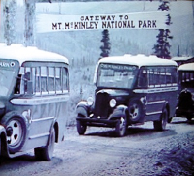Denali park bus history